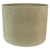 HSM Collection Ronde Lampenkap 42cm Warmgrijs Velvet Hot