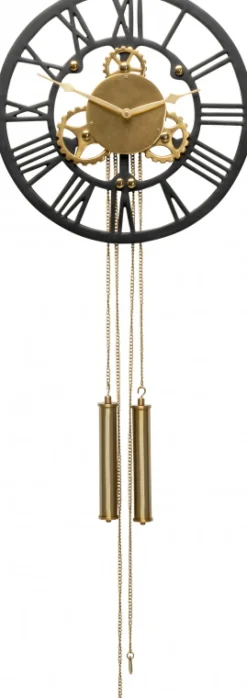 Kare Design Wandklok Clockwork Goud