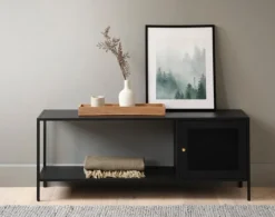 Giga Living Kast Malibu Zwart 1 Deur W120 cm - Sale