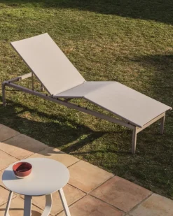 Kave Home Ligbed Lesina Stapelbaar Aluminium Taupe Sale