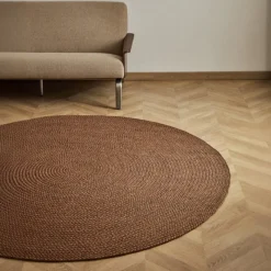 Kave Home Vloerkleed Despas Vezels cotta Ø200cm