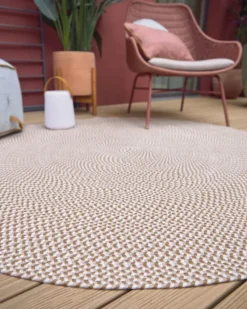 Kave Home Vloerkleed Rodhe Rond Pet Ø150cm