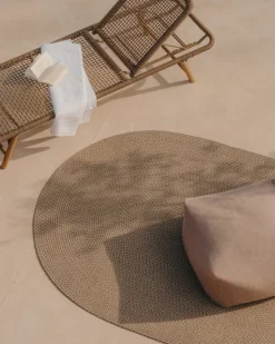 Kave Home Vloerkleed Rodhe Ovaal Beige Pet 160x230cm Clearance