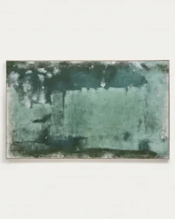 Kave Home Abstract Schilderij Selnar Groen 202x122cm