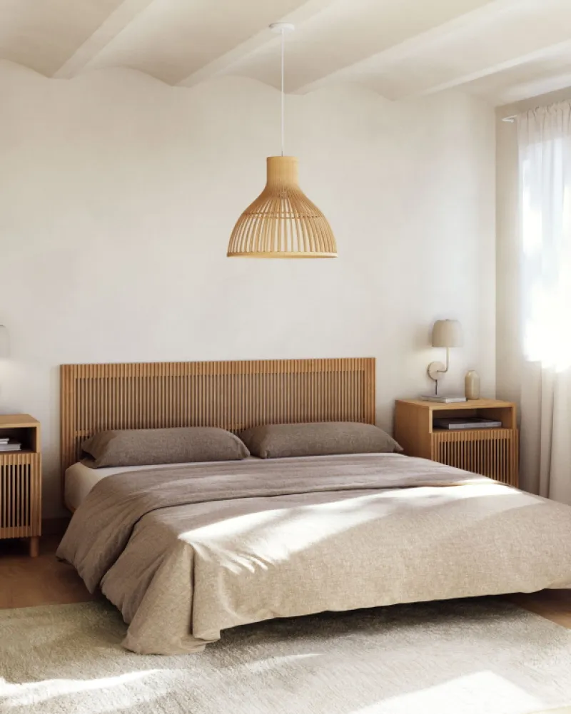 Kave Home Hoofdbord Beyla Eikenhout voor Bed 180cm Discount