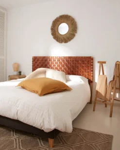 Kave Home Hoofdbord Calixta Massief Teakhout Voor Bedden 150cm New