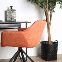 Kodu Mand Set van 2 Vierkant Kaleshe Bamboo Zwart