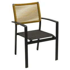 Lesli Living Stapelbare Tuinstoel Vito Rope