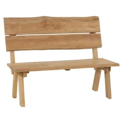 Lesli Living Bank Teak Boomstam 130cm Hot