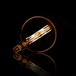 GM Lichtbron Led Filament Bol Ø15 / Amberkleurig Glas - Giga Meubel Best
