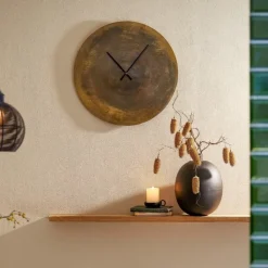 Light & Living Wandklok Licola Antiek Ø74cm Brons Best