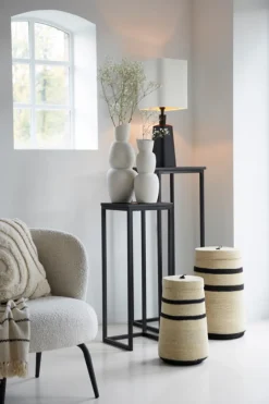Light & Living Zuil Bryson Set van 2 Hout Mat 83+103cm