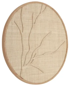 Must Living Wanddecoratie Jungle Naturel Palmblad Ø85cm