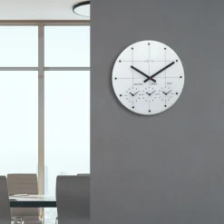 NeXtime Wandklok Big City Ø43cm Wit