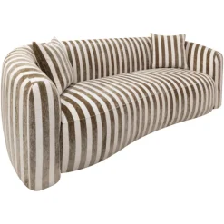 Richmond Interiors Richmond 3-Zitsbank Luxandra Strepen Zand/ Bruin Outlet