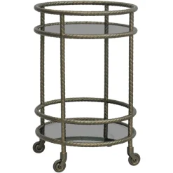Richmond Interiors Richmond Trolley Macallan Brass Antique Hot