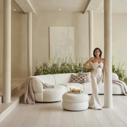 Rivièra Maison Bank San Remo 2,5-Zits Links Bouclé