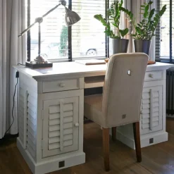Rivièra Maison Bureau New Orleans Wit 150cm