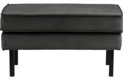 Woood Rodeo Hocker op Poten Antraciet Velvet New