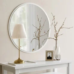 Arabic House Spiegel Dekoratif Ø60cm Wit Outlet