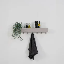 Spinder Design Wandkapstok Multi 7-Haaks Silky