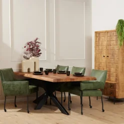 StarFurn Boomstamtafel Boston Mangohout 220cm