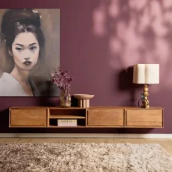 StarFurn Zwevend Tv-meubel Ambiance 240cm Naturel New
