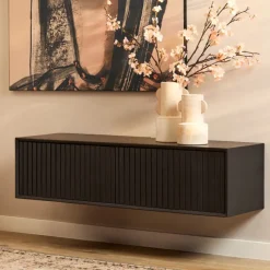 StarFurn Zwevend Tv-meubel Madison 120cm Zwart Outlet