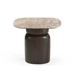 StarFurn Bijzettafel Silva Bruin 56cm Discount
