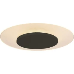 Steinhauer Lido LED Plafondlamp Zwart Ø42cm