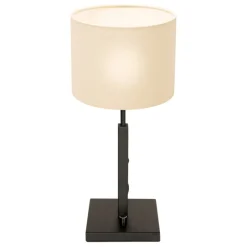 Steinhauer Tafellamp Stang Single Grof Linnen Wit Lampenkap Grof Linnen Wit Online