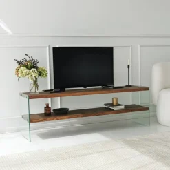 Arabic House Tv-meubel Aqua /Glas 140cm