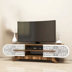 Arabic House Tv-meubel Defne 145cm Walnoot/Wit Online