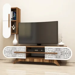 Arabic House Tv-meubel Defne met Wandschap