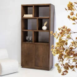 Giga Meubel Vakkenkast Luxurious Walnoot 100cm -