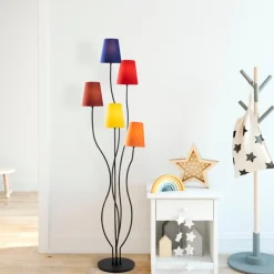 Arabic House Vloerlamp Bonibon /Zwart Regenboog New