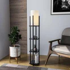 Arabic House Vloerlamp Shelf Zwart Online