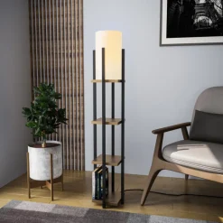 Arabic House Vloerlamp Shelf Zwart/Goud Discount