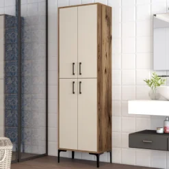 Arabic House Wandkast Berlin Melamine Walnoot Crème Sale