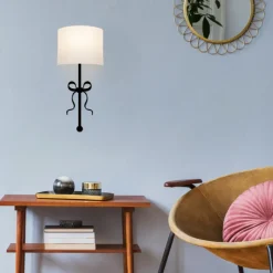 Arabic House Wandlamp Asaf Bow Wit/Zwart Best