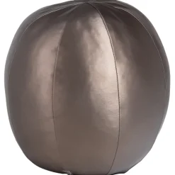 Woood Bal Rodeo Kussen Groot Metallic Bruin Koper Online