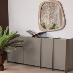 Woood Dressoir Brock 200cm Essenfineer Warm Grijs Outlet