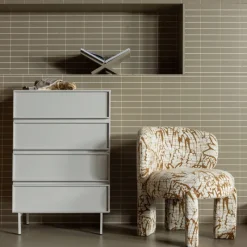 Woood Ladekast Tours 4 Lades Melamine/MDF Zand Hot