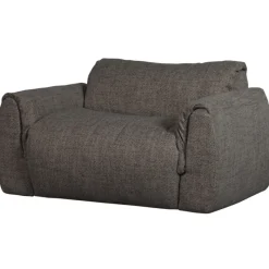 Woood Loveseat Baggy Geweven Stof Warm Melange Grijs New