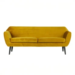 Woood Sofa Rocco Fluweel