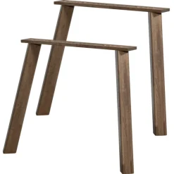 Woood 4-standen Poot Haarlem Eiken Cashmere Set van 2