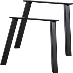 Woood 4-standen Poot Haarlem Eiken Blacknight Set van 2 Zwart Sale