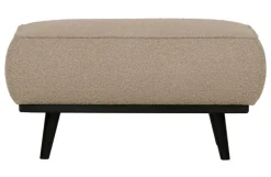 Woood Statement Hocker Beige