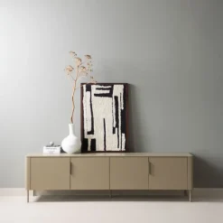 Woood Tv-meubel Gunnar 200cm Grenen Mud