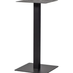 Woood Vierkante Bartafel Bistro Poot Metaal 105x50x50cm